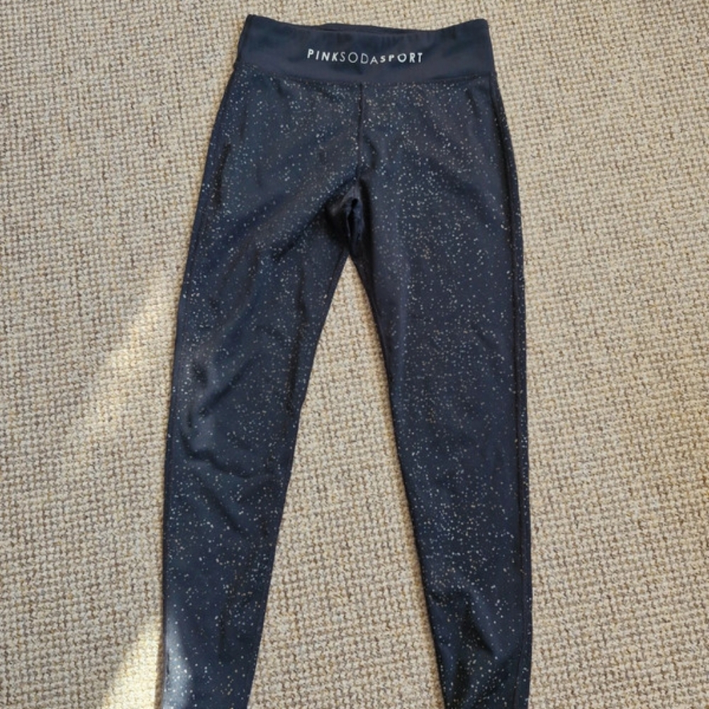 Speckled Pink Soda Leggings